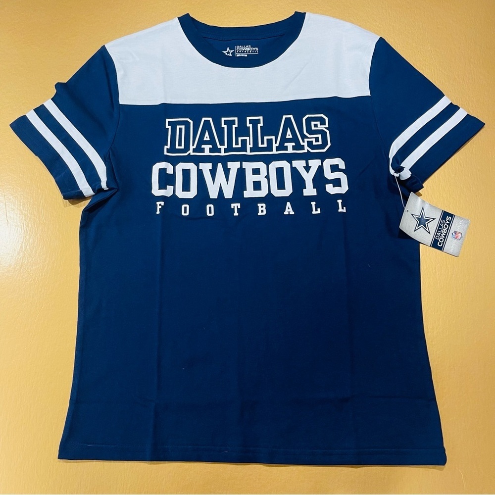 NFL Dallas Cowboys Football T-Shirt Youth Size Large NEW